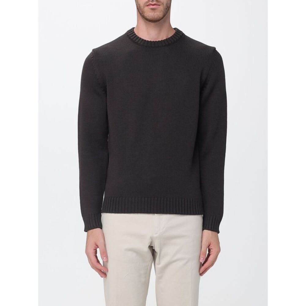 Zanone Men Zanone Slim Fit Crewneck Jumper In Pure Virgin Wool